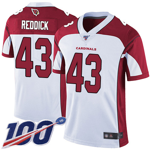 Arizona Cardinals Limited White Men Haason Reddick Road Jersey NFL Football 43 100th Season Vapor Untouchable